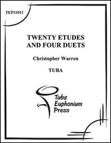 Twenty Etudes Tuba P.O.D. cover
